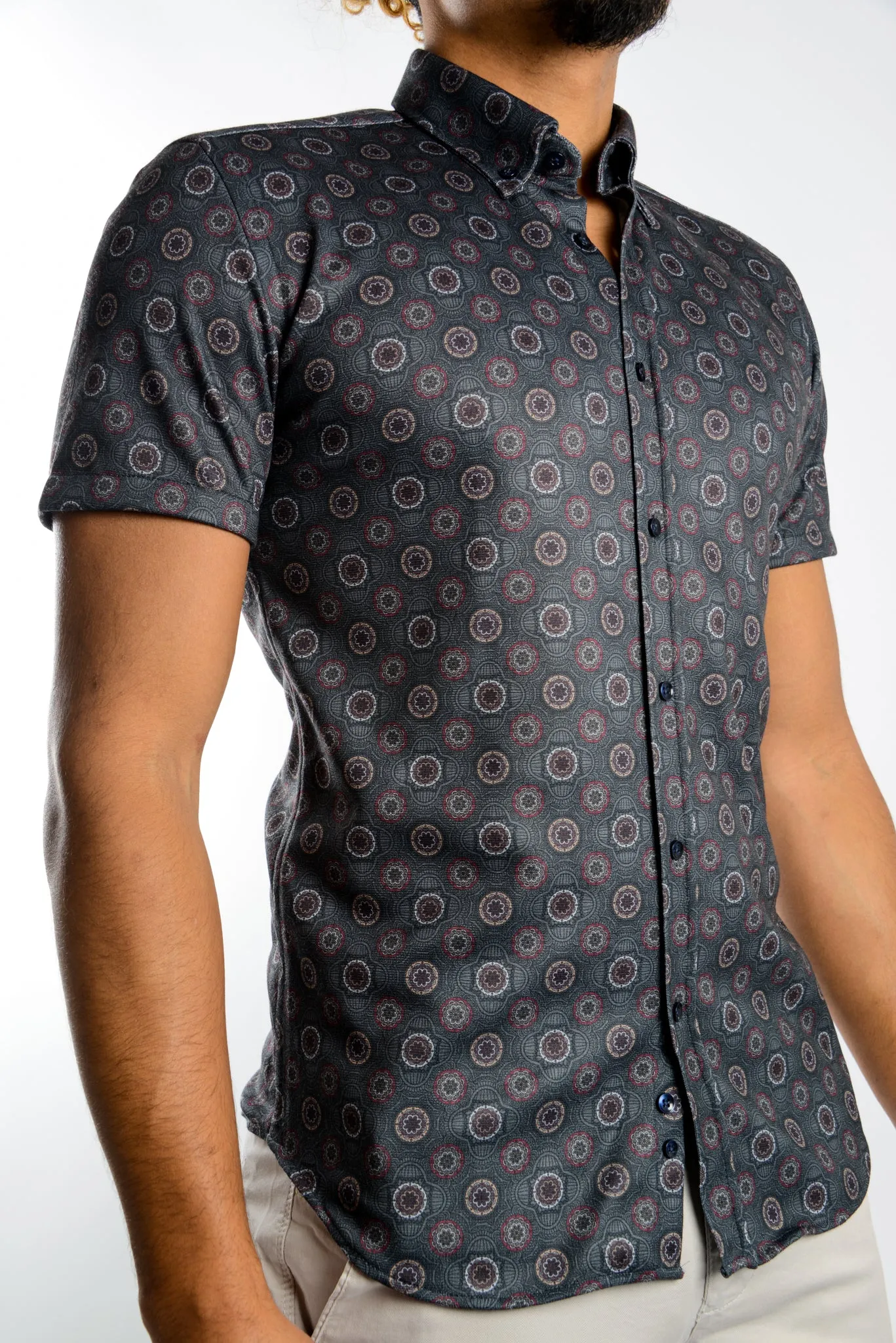 Short Sleeve Mission Digital Print Shirt