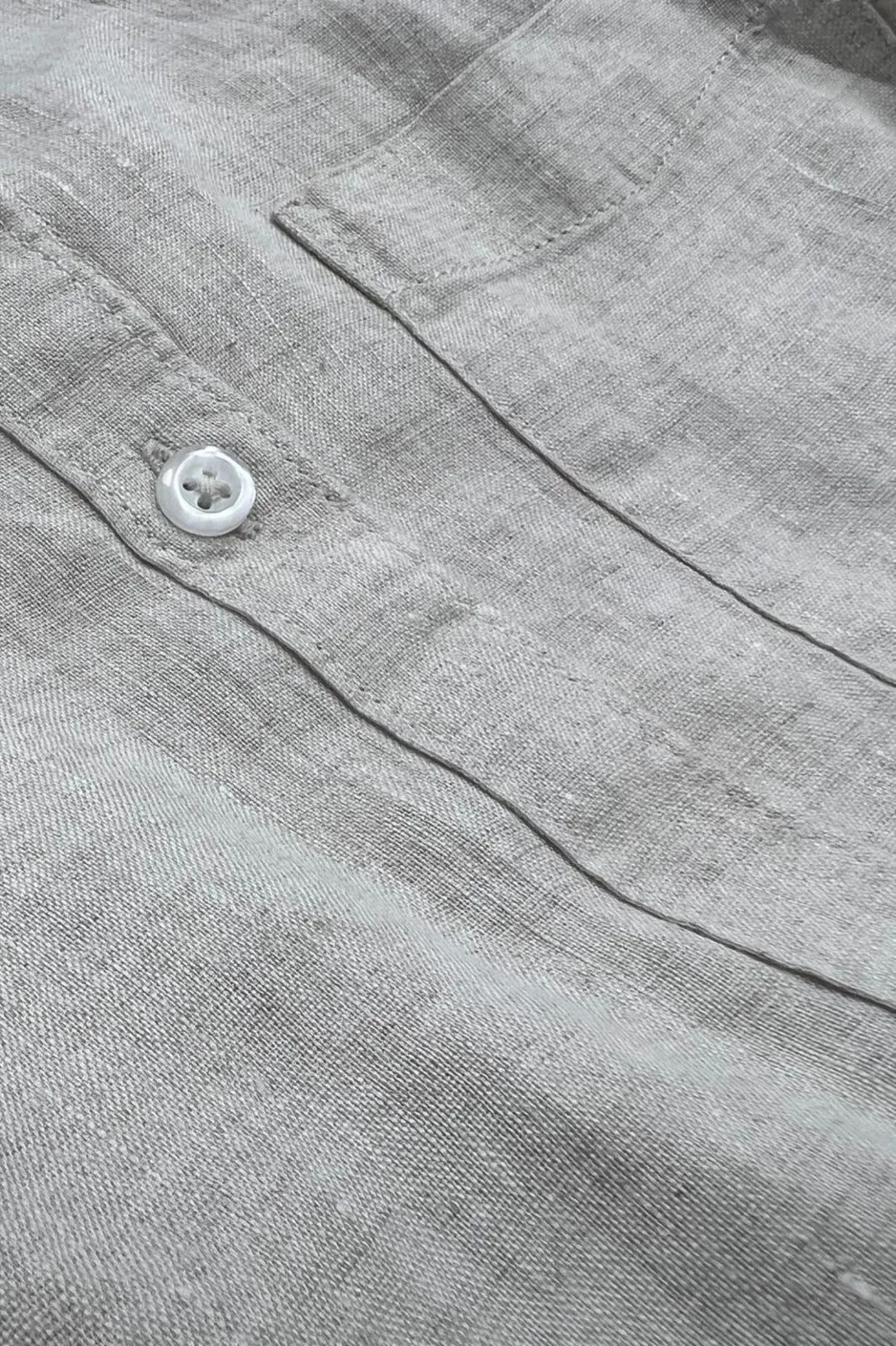 Signature Lotus Island Linen Shirt