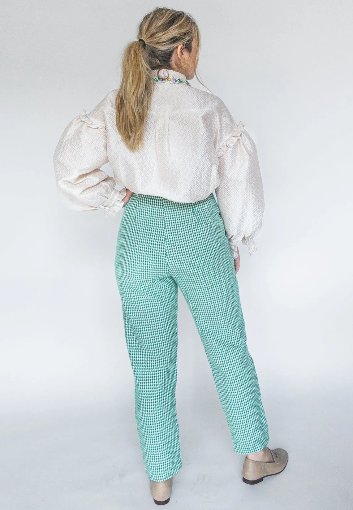 Sister Jane Reunion Tweed Stirrup Trousers