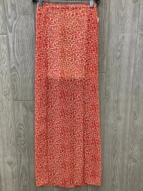 Skirt Maxi By Clothes Mentor In Orange, Size: S