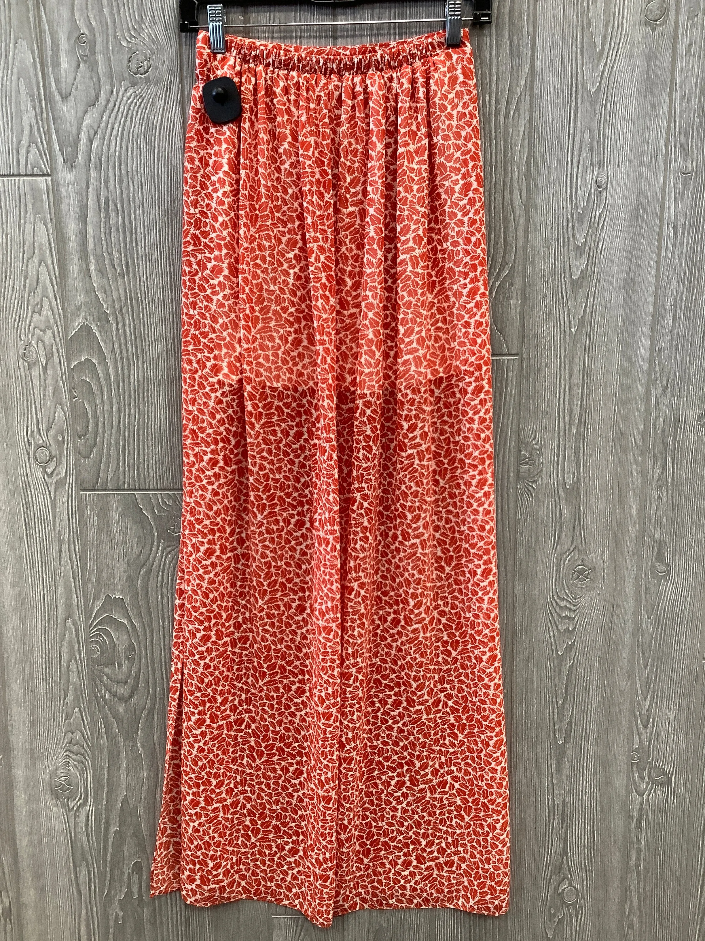 Skirt Maxi By Clothes Mentor In Orange, Size: S