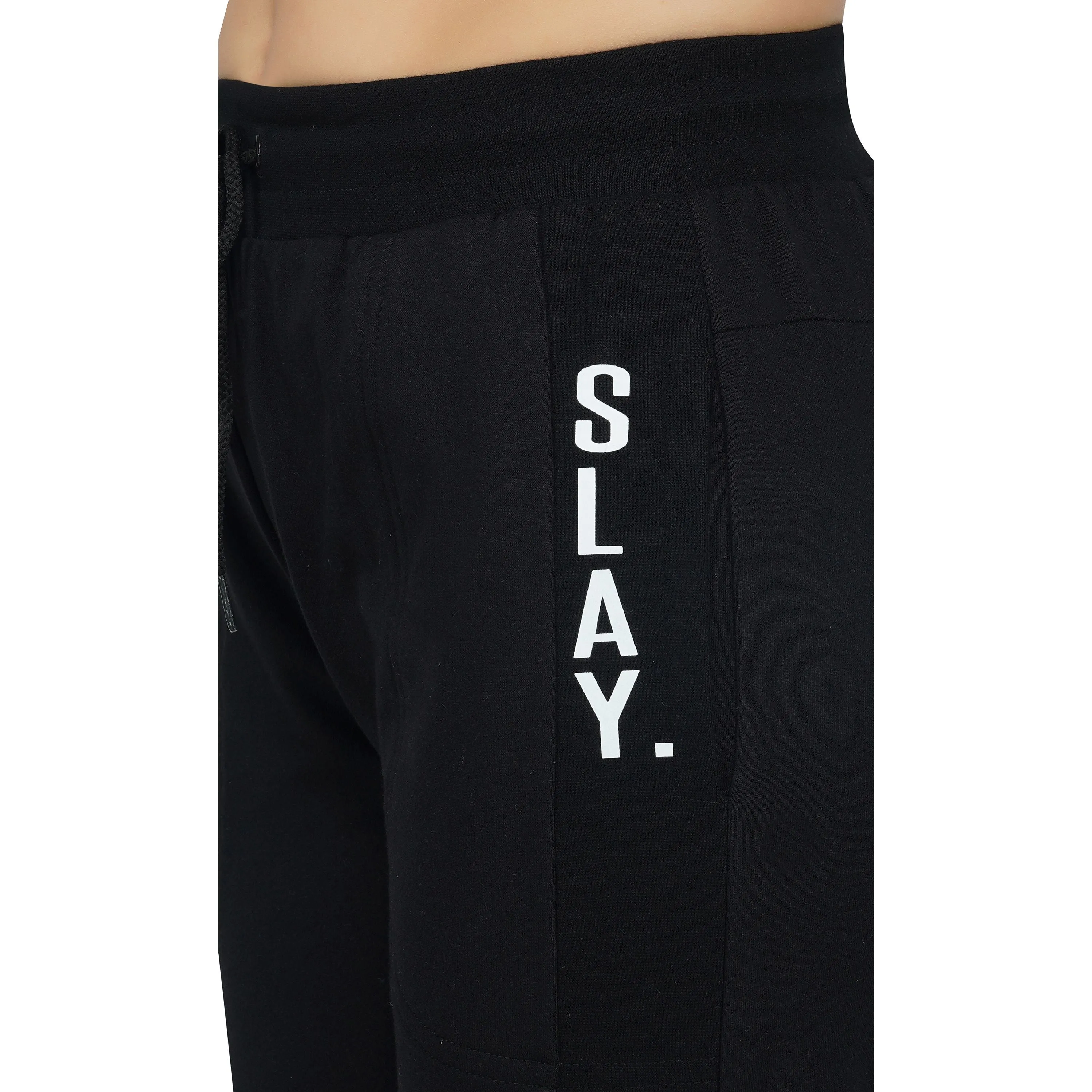 SLAY. Classic Women's Black Joggers Pants