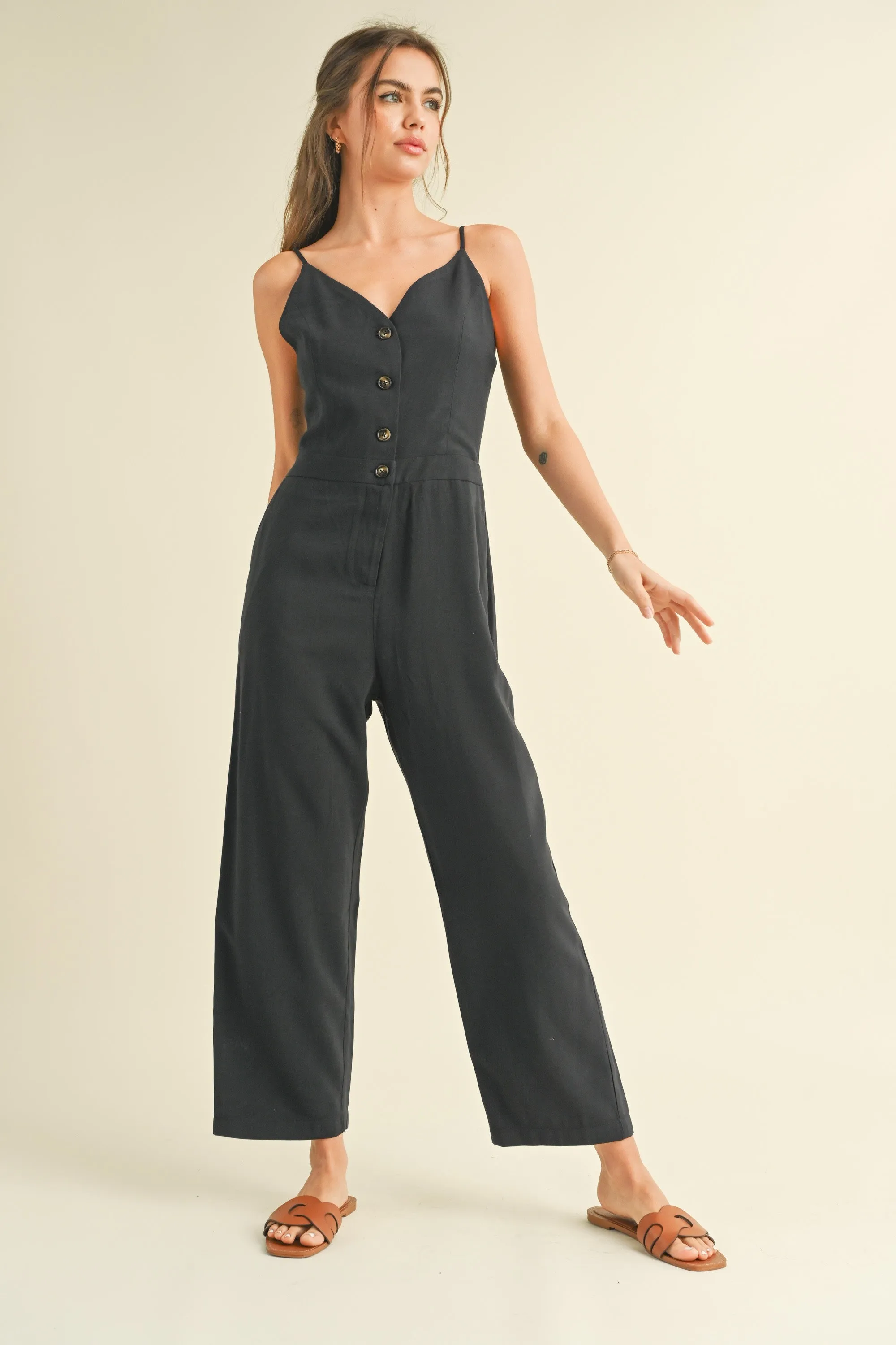 Sleeveless Formal Jumpsuit