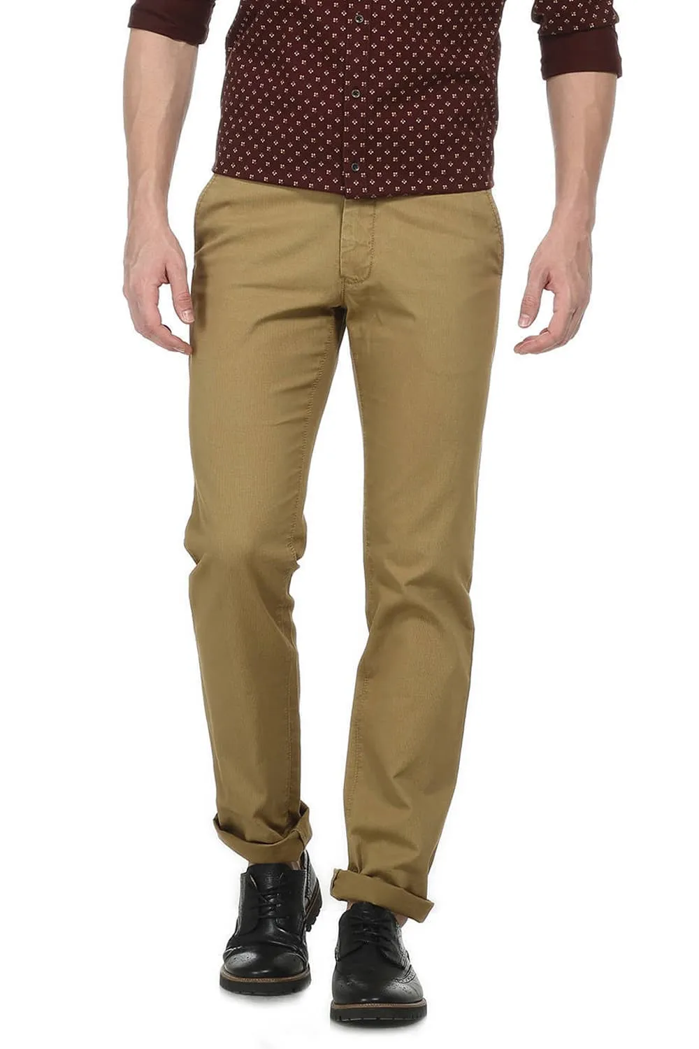 Slim Fit Cord Structure Trouser