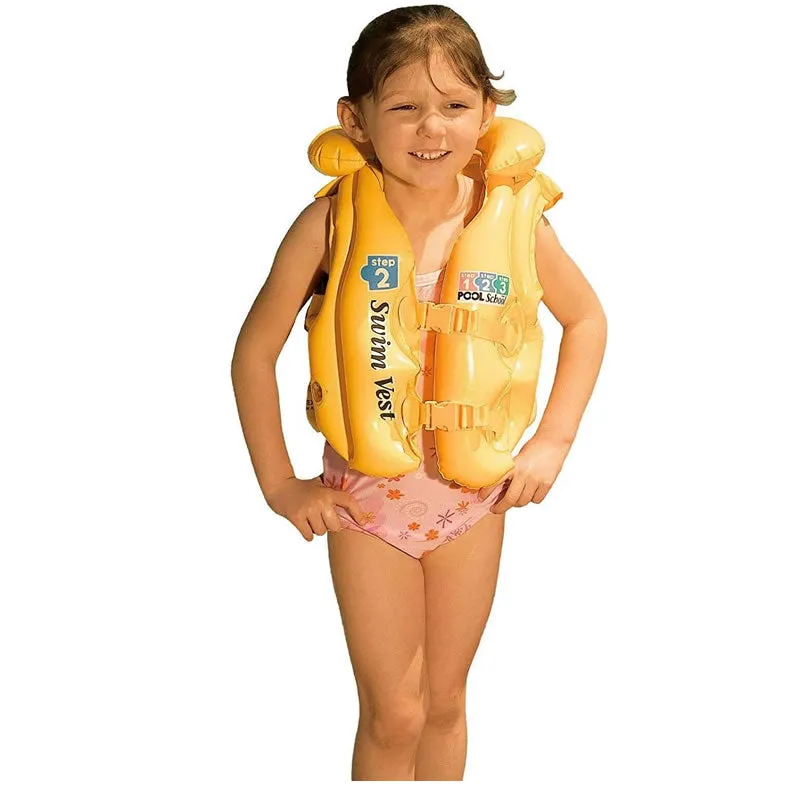 Small Size Inflatable Swim Safe Kids Swimming Vest Hy-169C