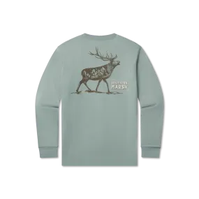 Starry Silhouette Tee - Elk - Long Sleeve