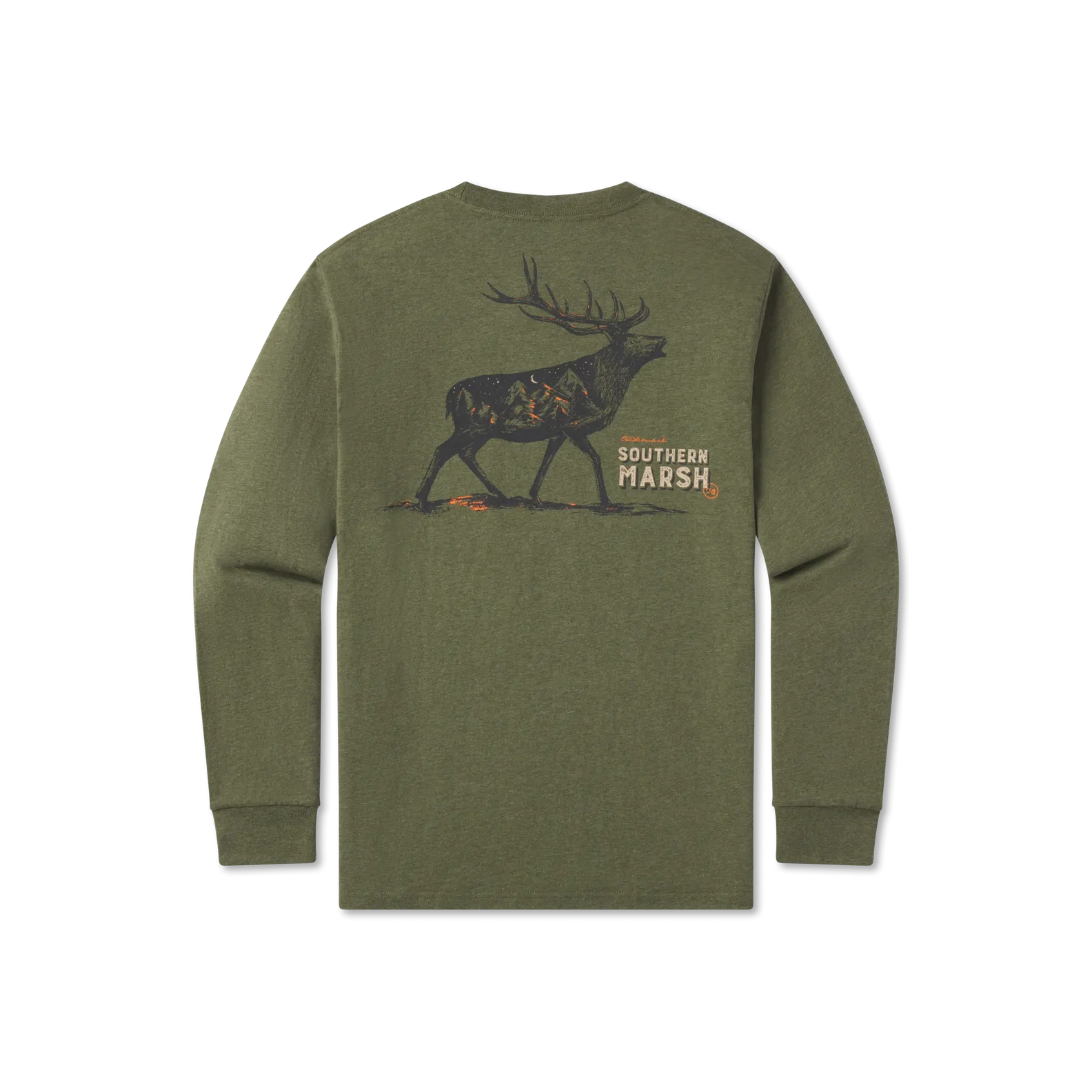 Starry Silhouette Tee - Elk - Long Sleeve