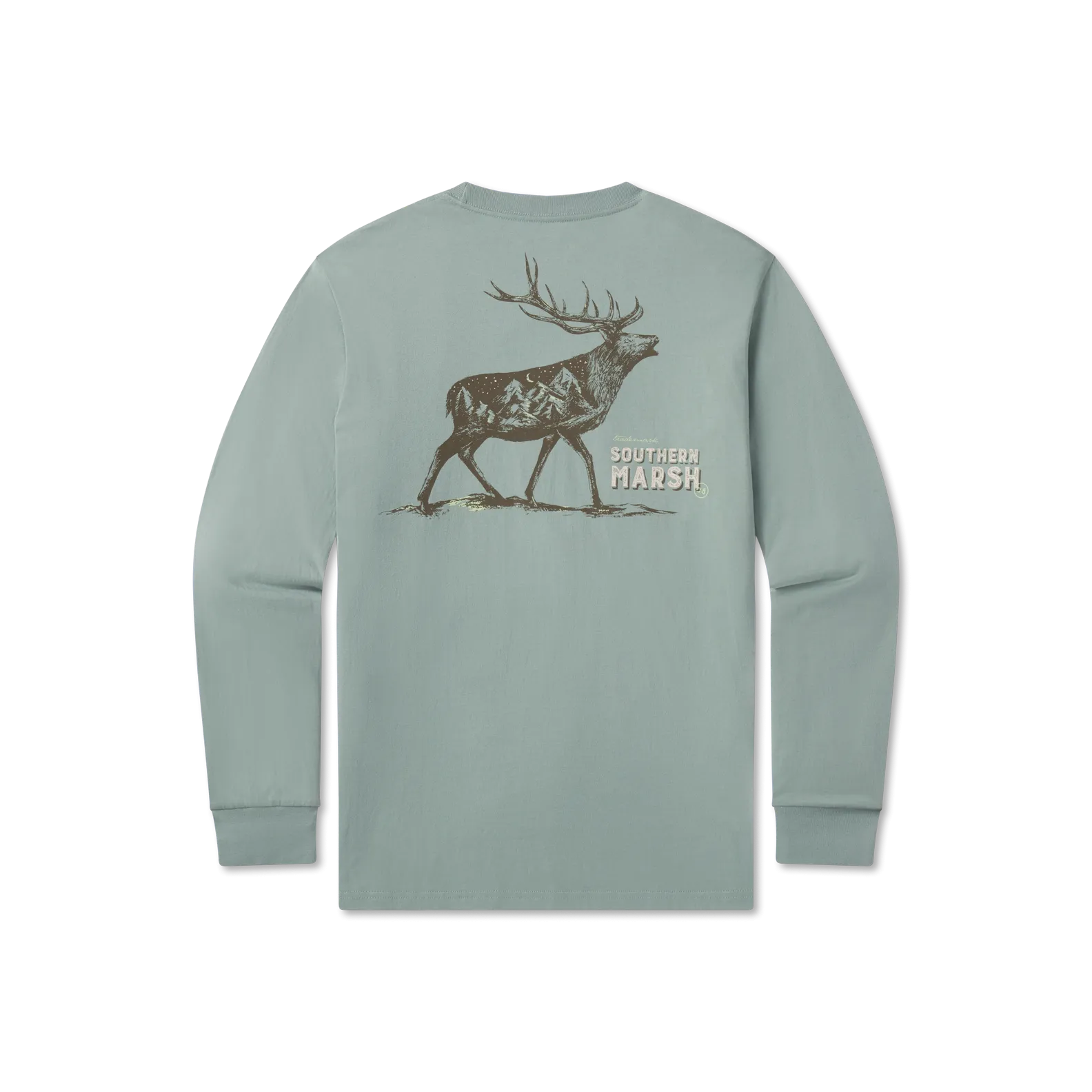 Starry Silhouette Tee - Elk - Long Sleeve