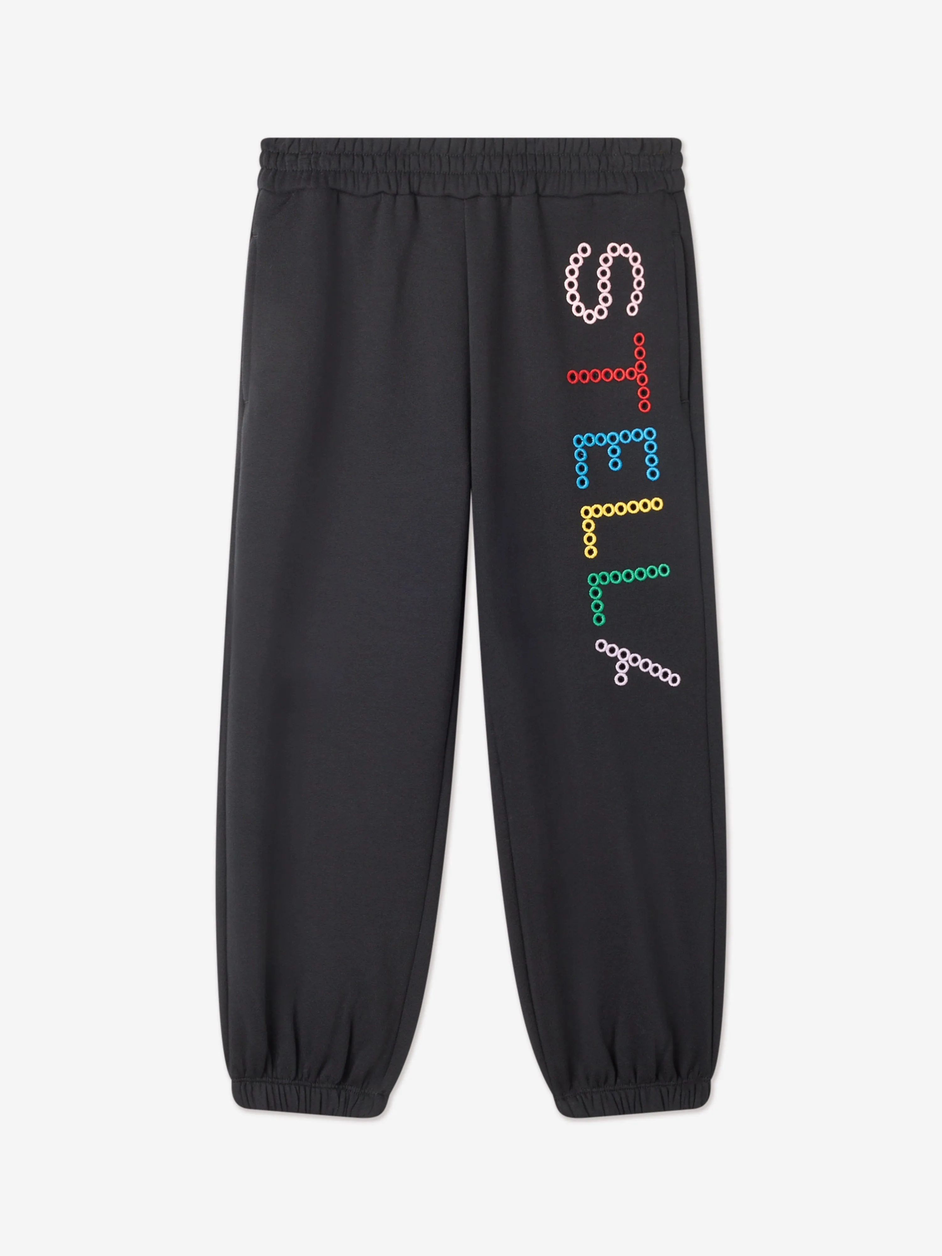 Stella McCartney Girls Logo Joggers in Black