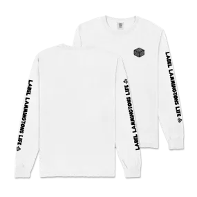 Sweat It Out / Cartoon Lammingtons / White Long Sleeve