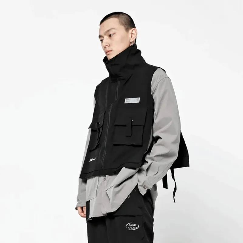 Techwear Zip Up Waistcoat