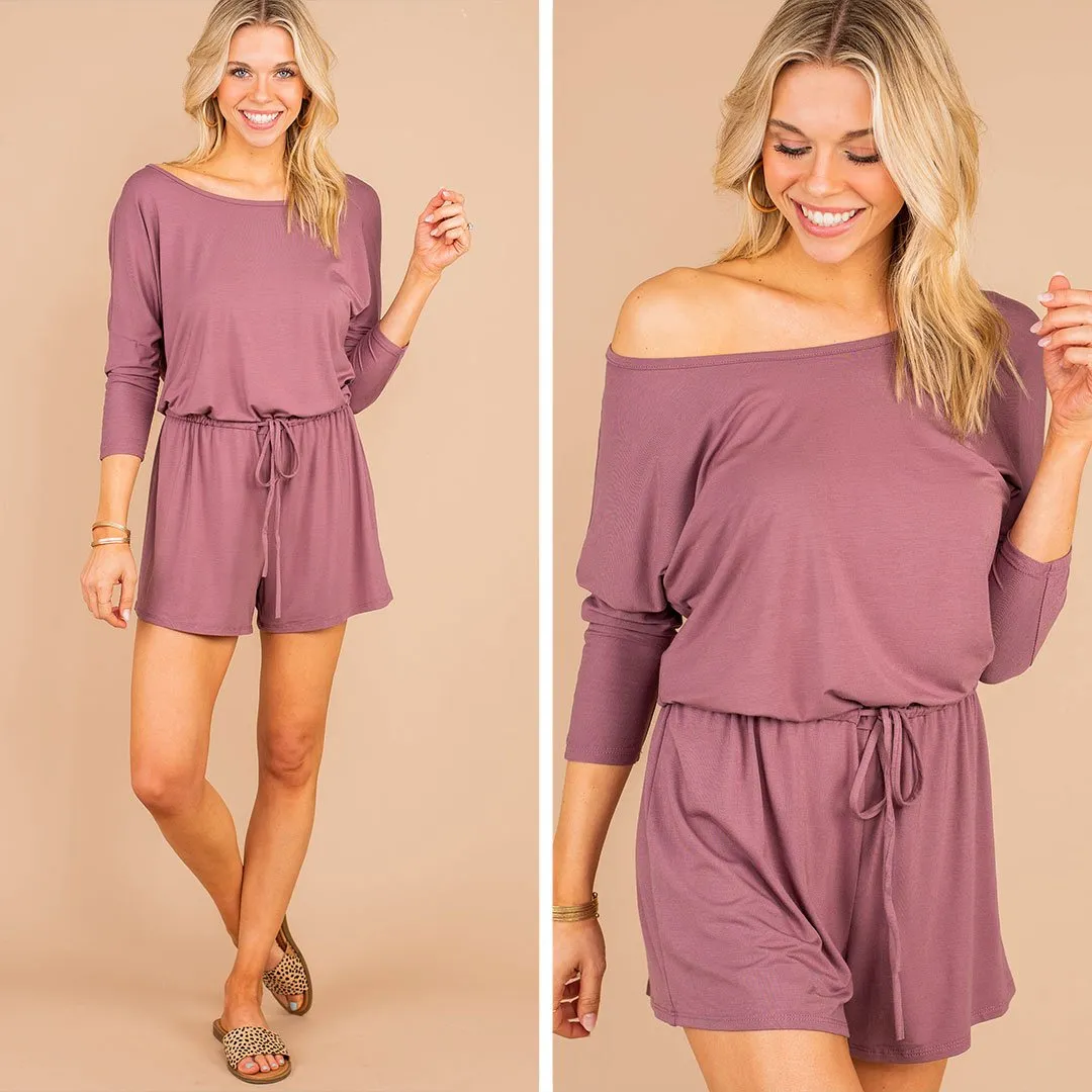 The Poolside Cappuccino Brown Romper