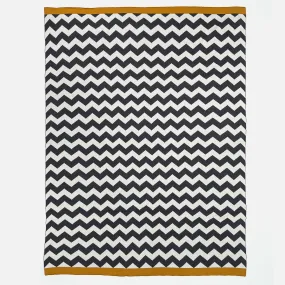 Throw / Blanket - Knitted Aztec