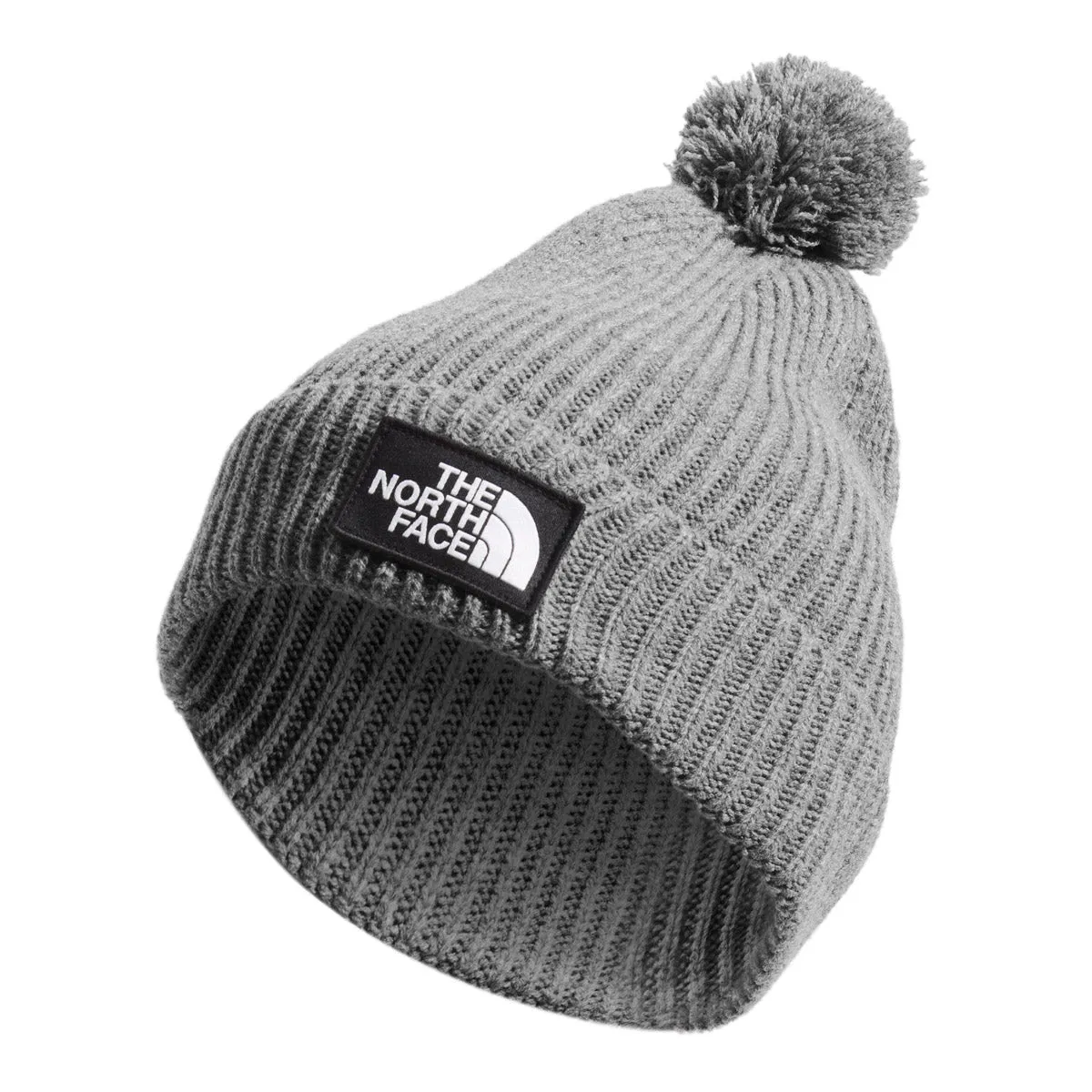 TNF Logo Box Pom Beanie