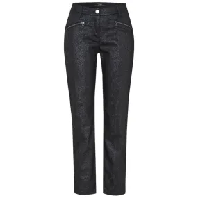 TONI Perfect Shape Skinny Zip Jeans Black