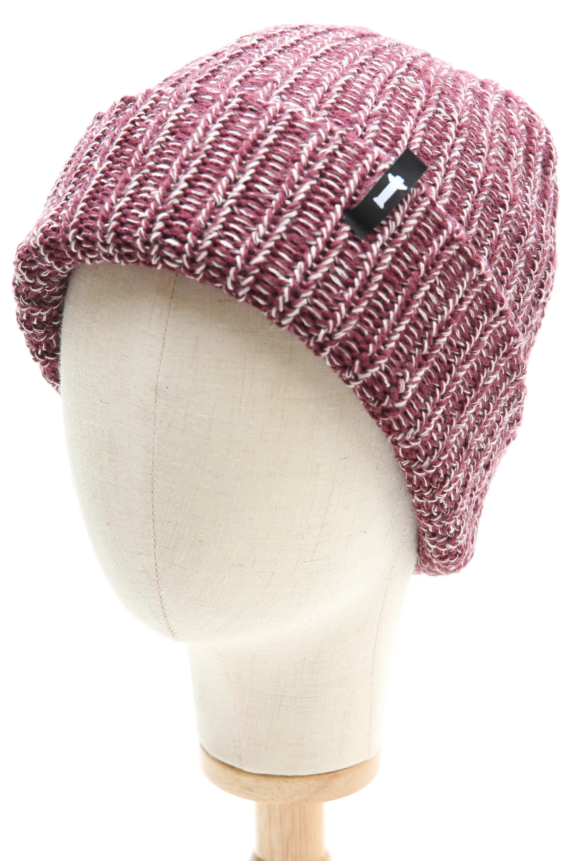 Totem Brand Co. Marled Watch Cap Beanie - Burgundy Natural