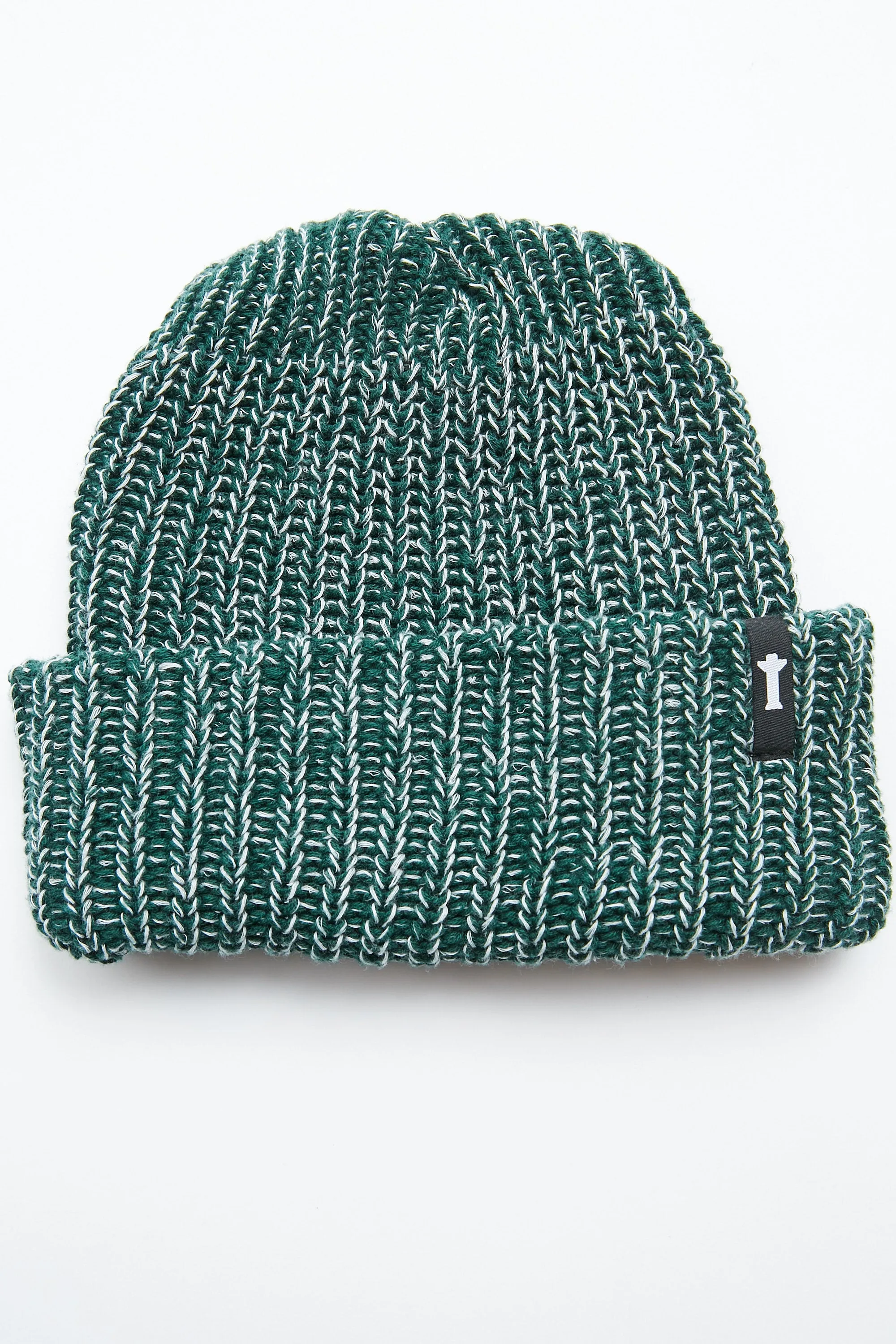 Totem Brand Co. Marled Watch Cap Beanie - Evergreen White