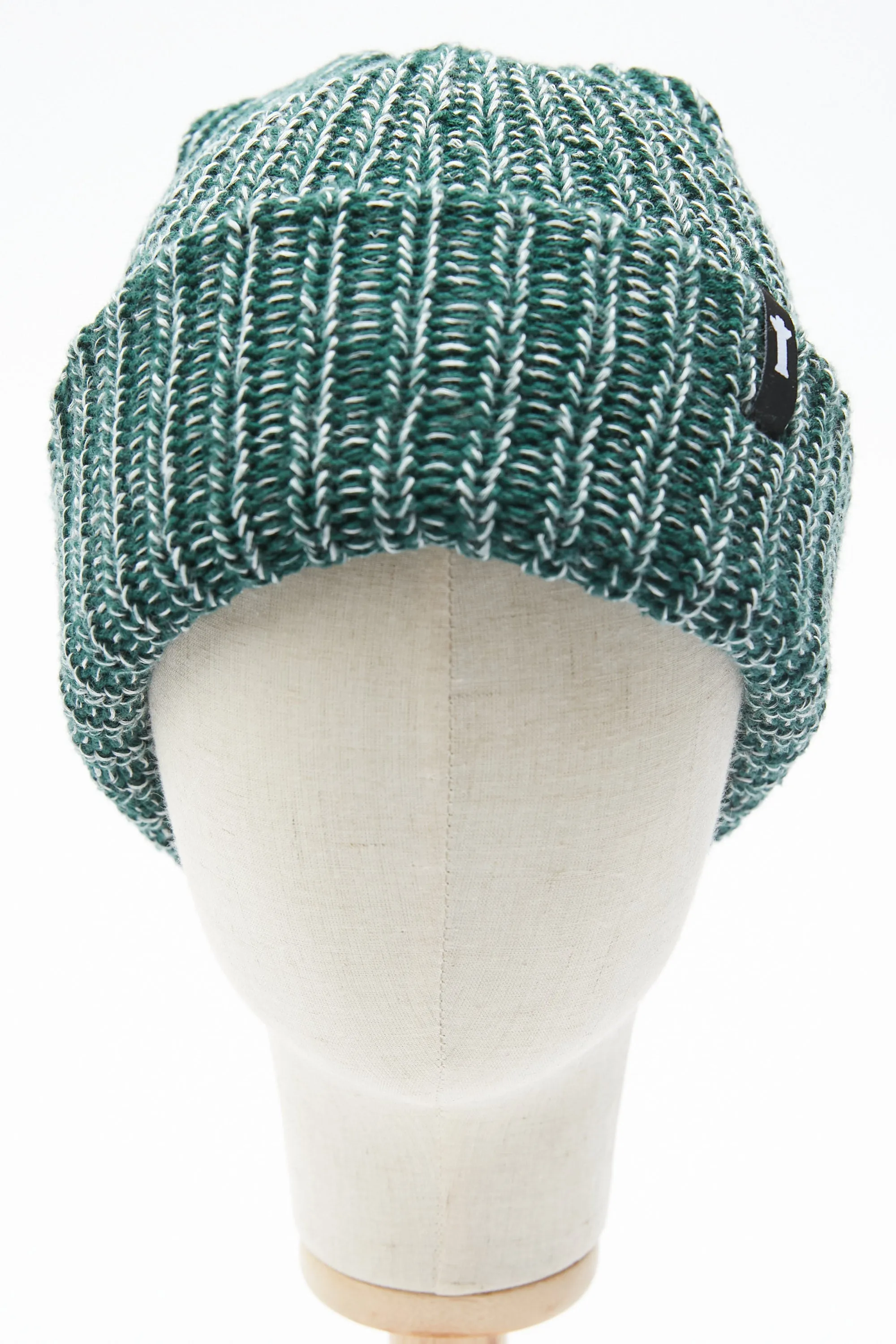 Totem Brand Co. Marled Watch Cap Beanie - Evergreen White