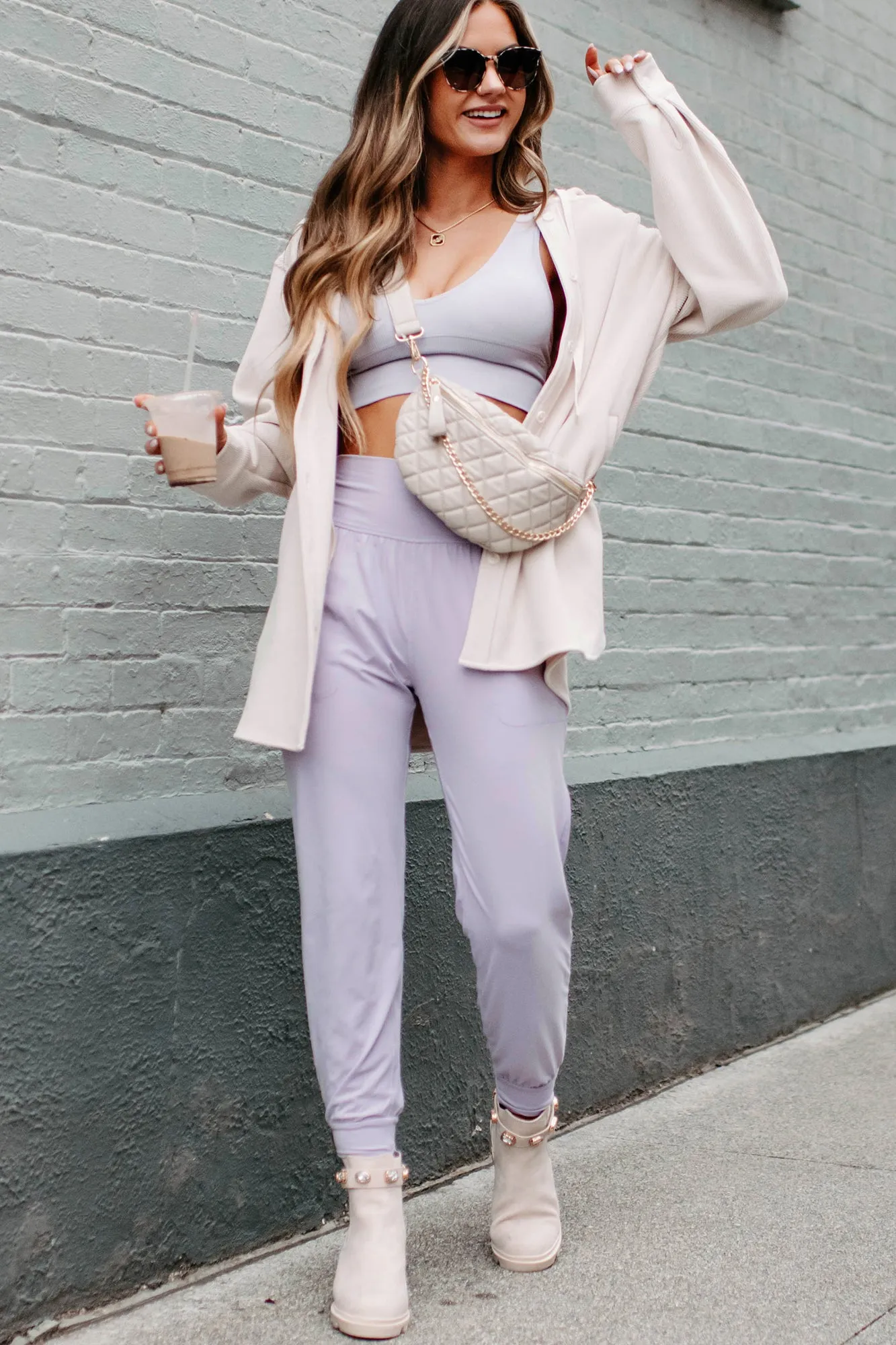 Unwind & Relax Buttery Soft Joggers With Pockets (Lavender)