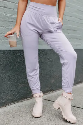 Unwind & Relax Buttery Soft Joggers With Pockets (Lavender)