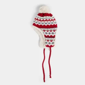 Up North Knit Hat - Red Multi - Final Sale