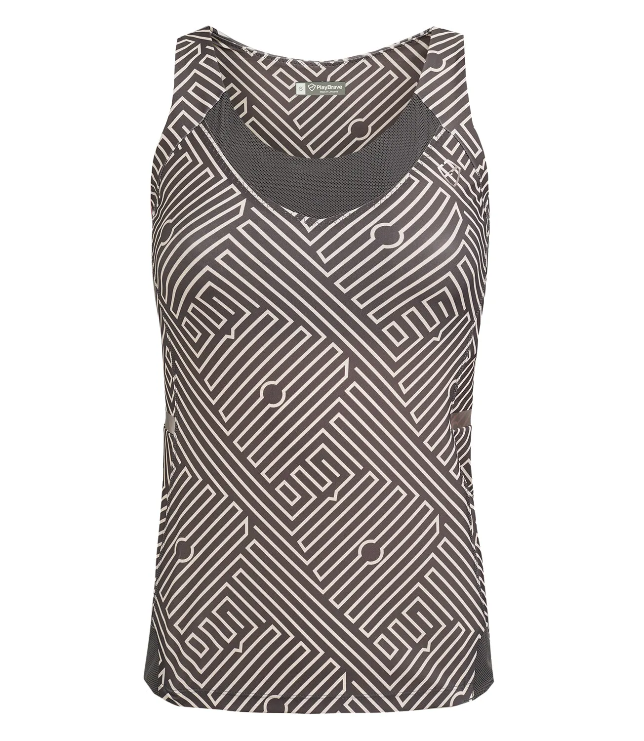 Veronica Performance Padel Vest - Anthracite Pale Rose