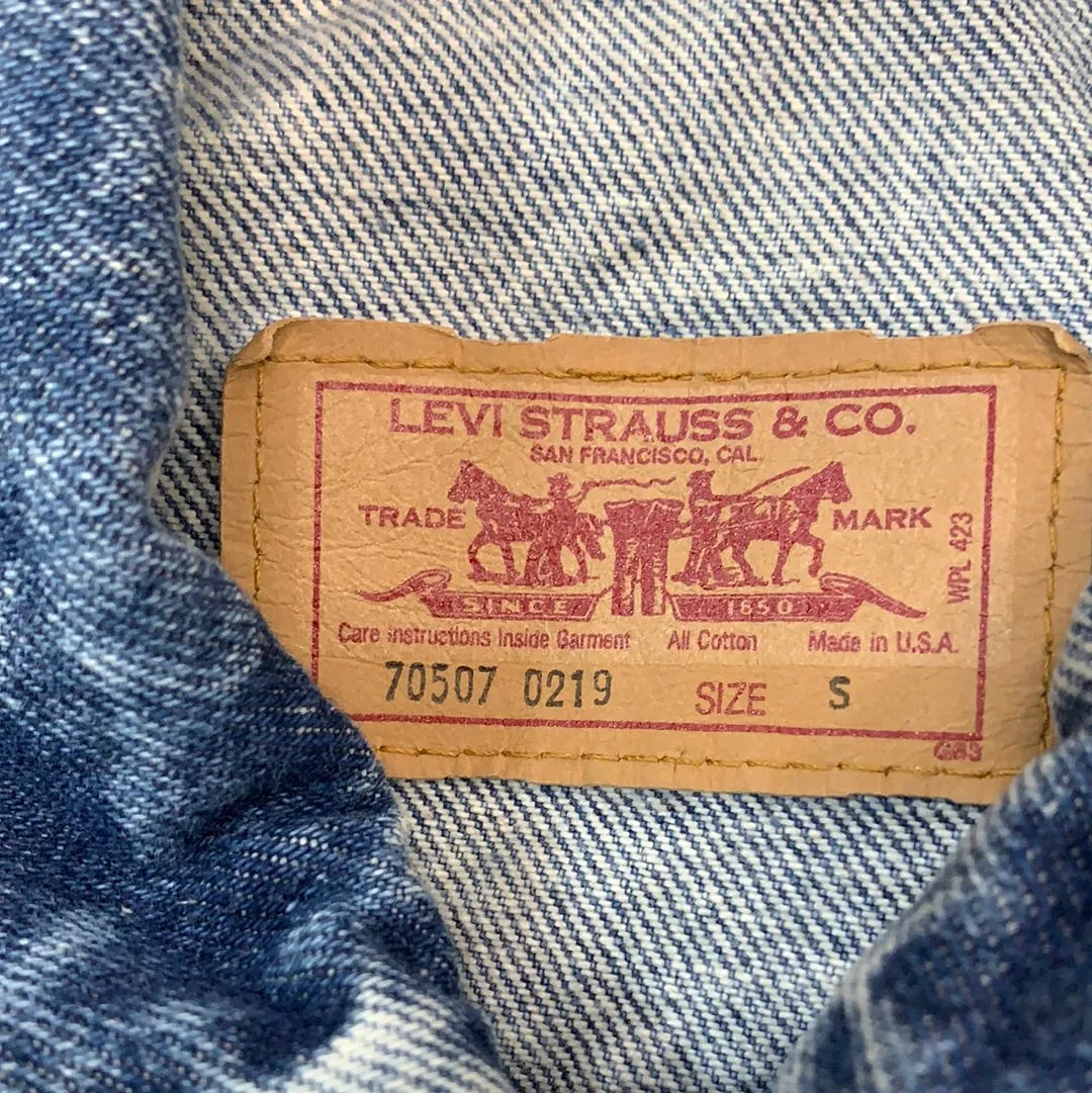 Vintage Levi’s 507 denim vest