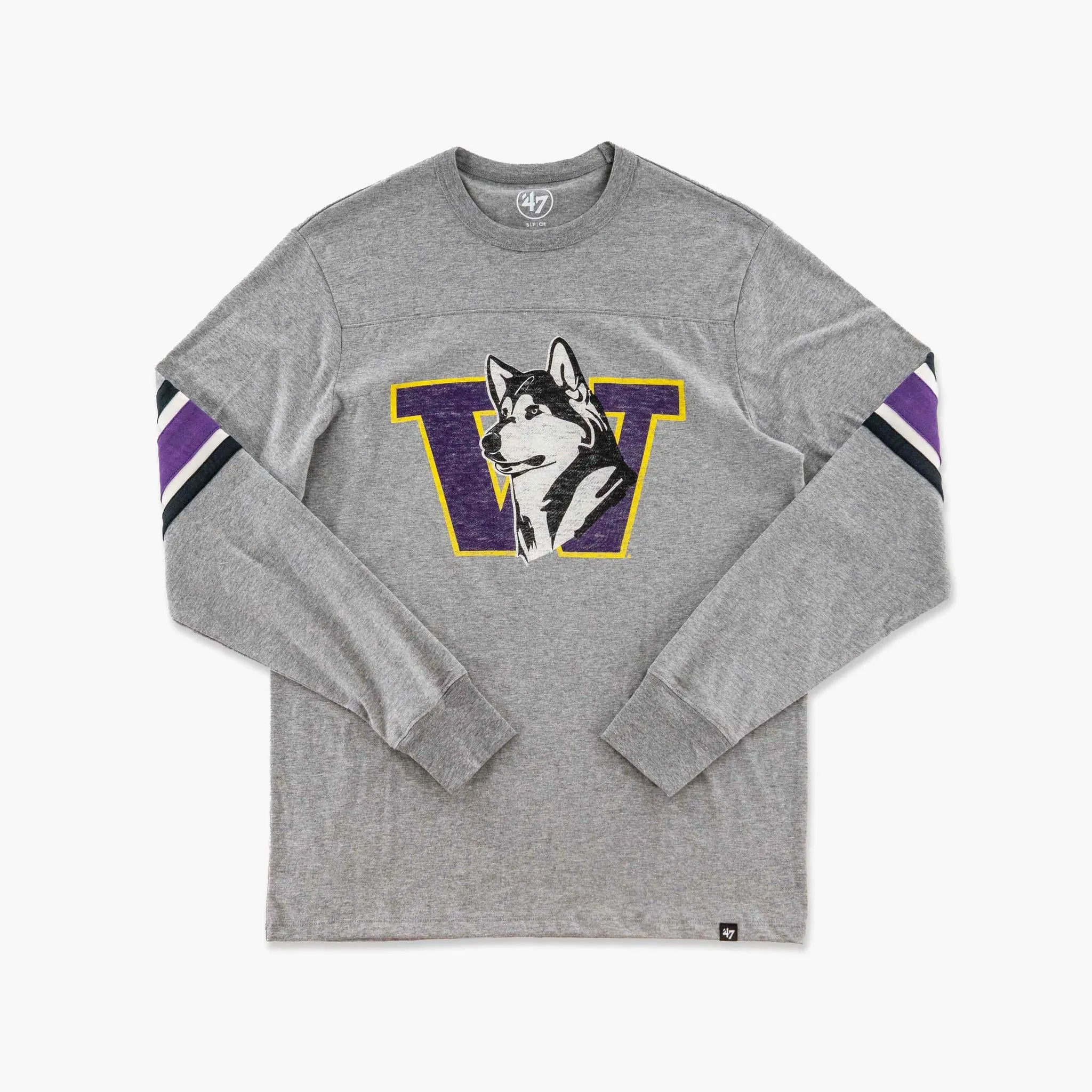 Washington Huskies Slate Grey Premier Brex Long-Sleeve T-Shirt