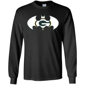 We Are The Green Bay Packers Batman Nfl Mashup Men Long Sleeve Shirt