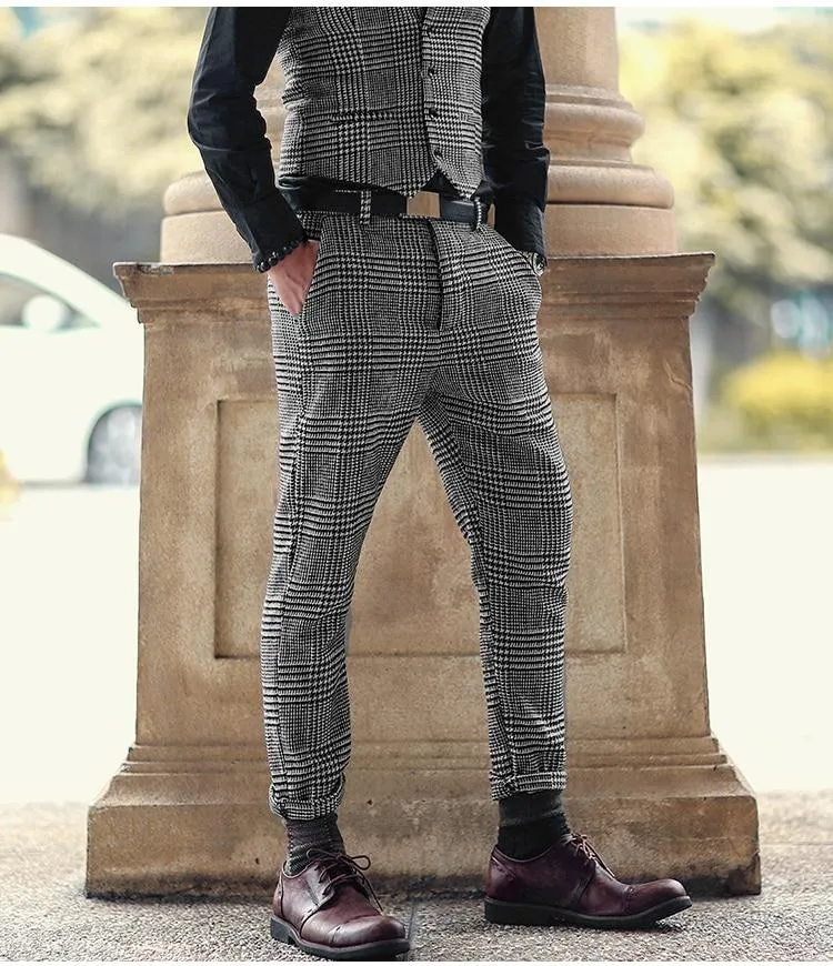 West Louis™ Woolen Business Formal Pants