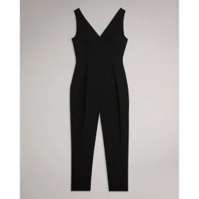 Women Wmt-Bettsee-Tailored Sleeveless Jumpsuit - Black