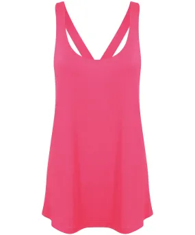 Womens fashion workout vest | Neon Pink