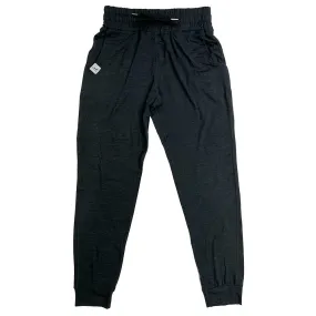 Women's Performance Tech Jogger - Black/Black Woven Gazelle Patch