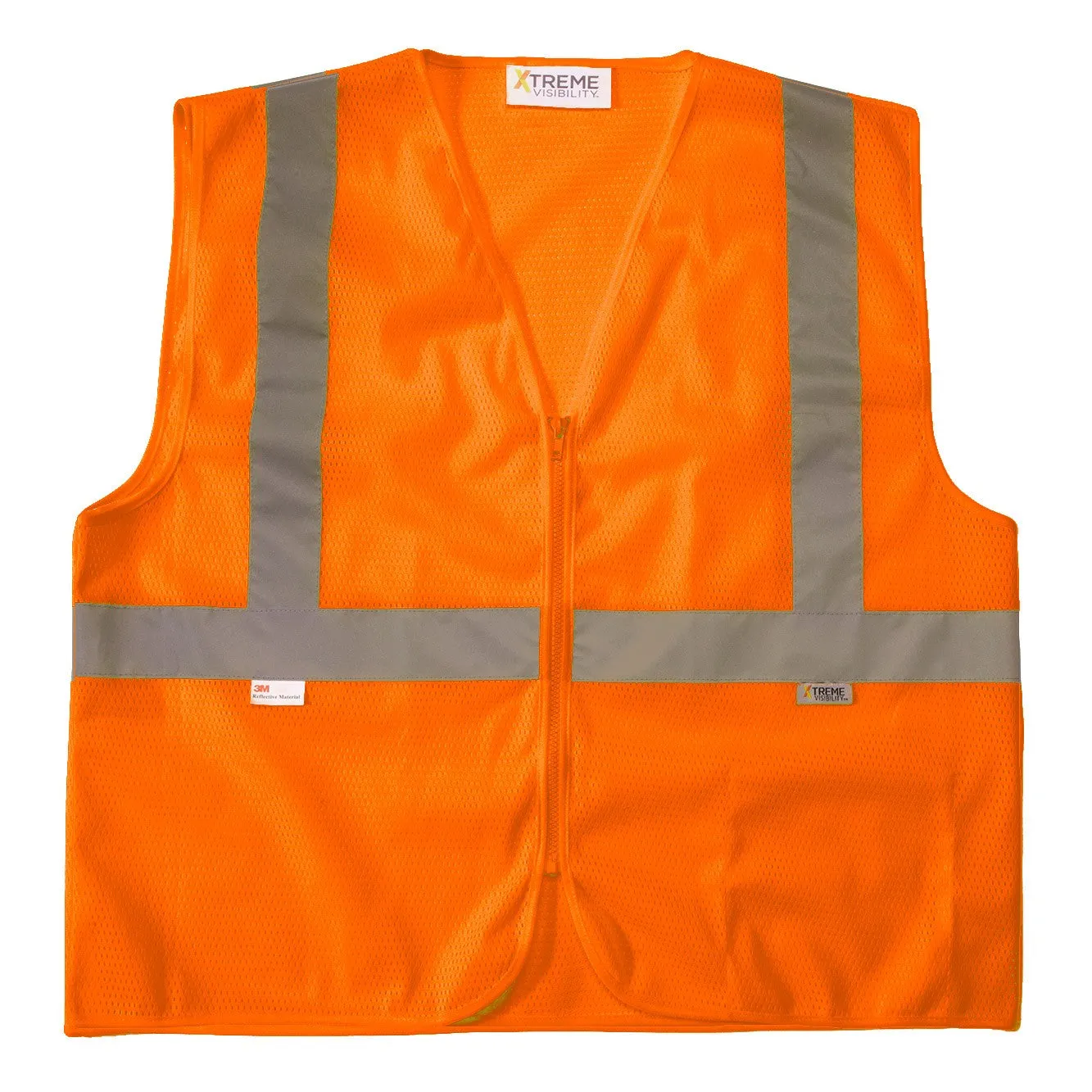 Xtreme Visibility XTREME VALUE CLASS 2 ZIP VEST